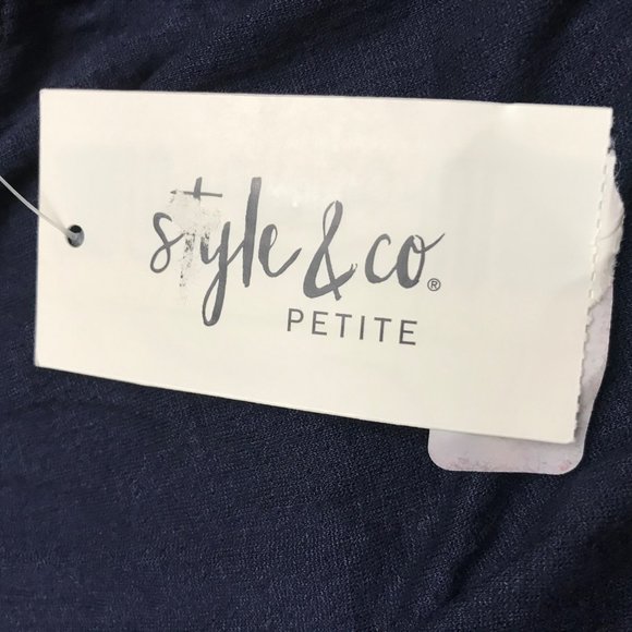 Style & Co Womens Sleeveless Embroidered Blouse - Picture 5 of 6